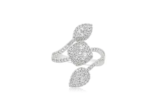 Diamond cocktail ring for rent