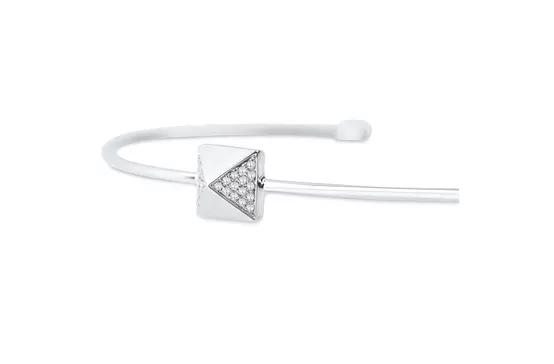 borrow silver diamond bangle bracelet for women online