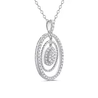 Rent diamond circle necklace pendant for a wedding