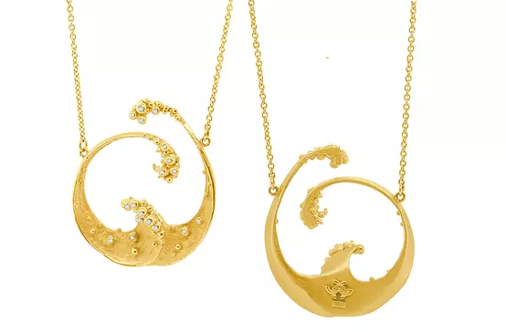 gold fashion necklace on rent for women online