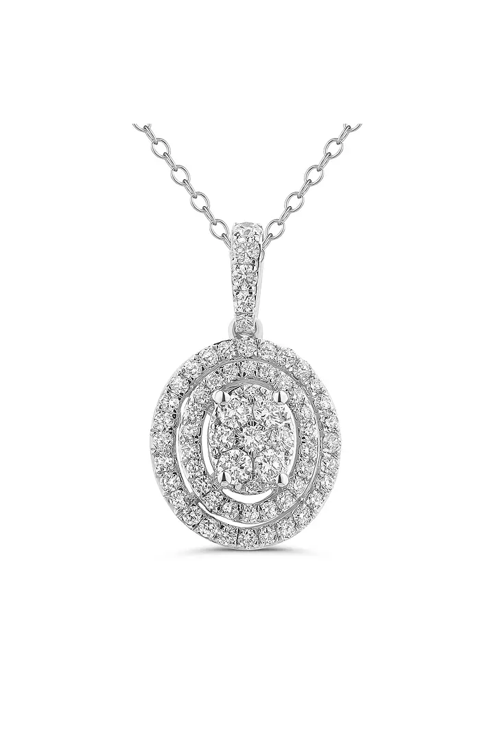 rent circle diamond pendant