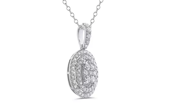 rent diamond pendant for wedding day jewelry