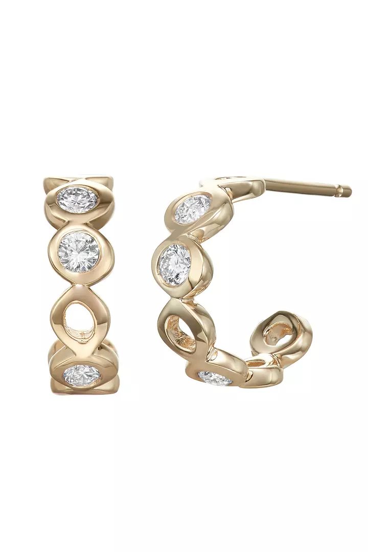 rent diamond hoop earrings