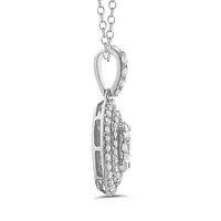 bridal jewelry rentals circle diamond pendant for rent