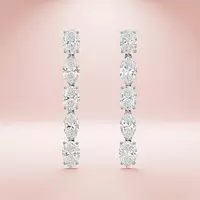  Astoria Diamond Drop Earrings Rent
