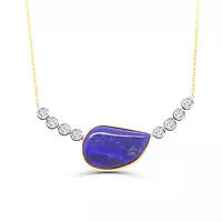 purple diamond necklace on rent for women