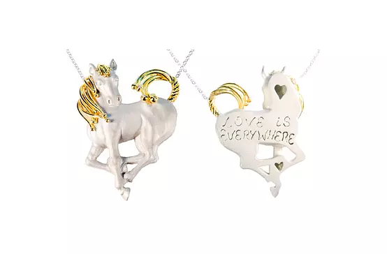 borrow equestrian pendant for women online