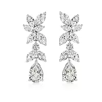 Diamond drop earrings for rent for weddings