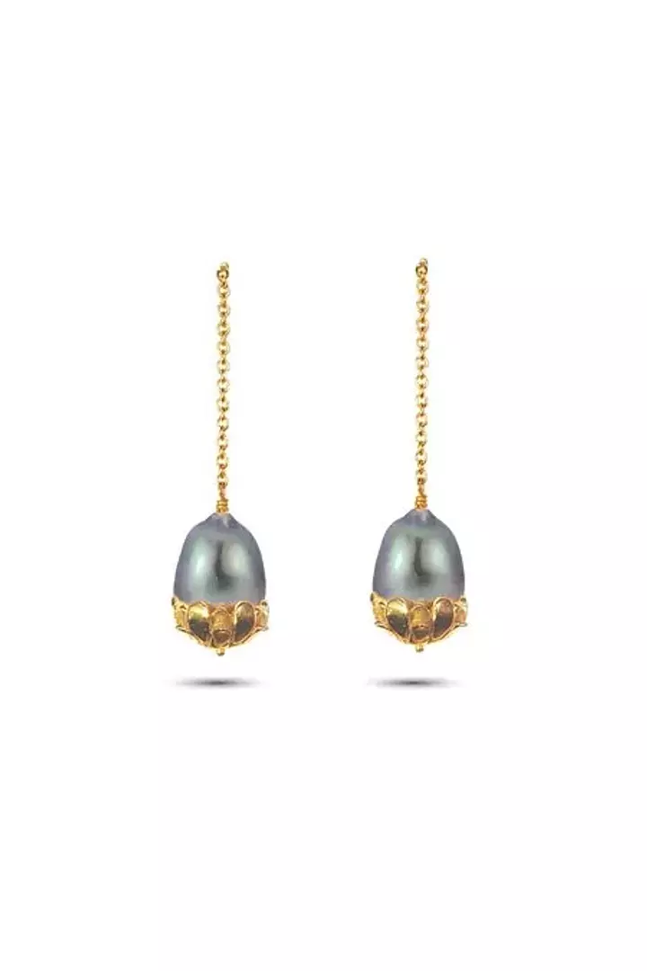 TAHITIAN PEARL DROP EARRINGS FOR RENT