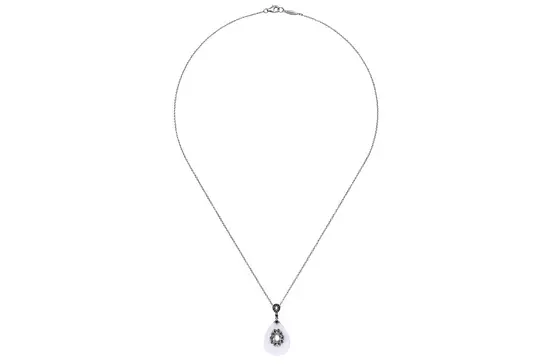 teardrop diamond pendant necklace on rent for women online