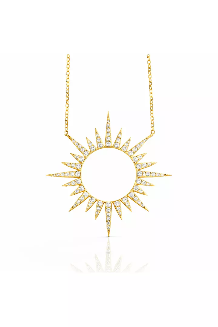 Starburst Luvente Diamond Necklace for rent