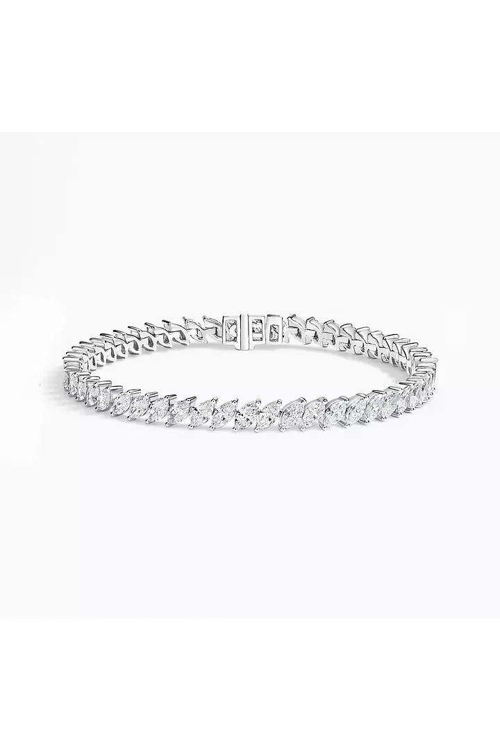rent sideways marquise diamond tennis bracelet