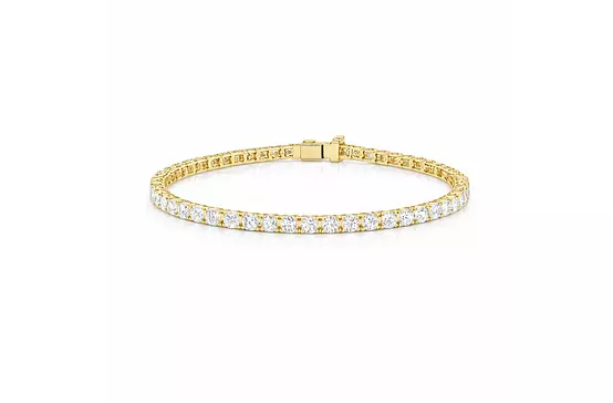 rent Yellow gold diamond bracelet 