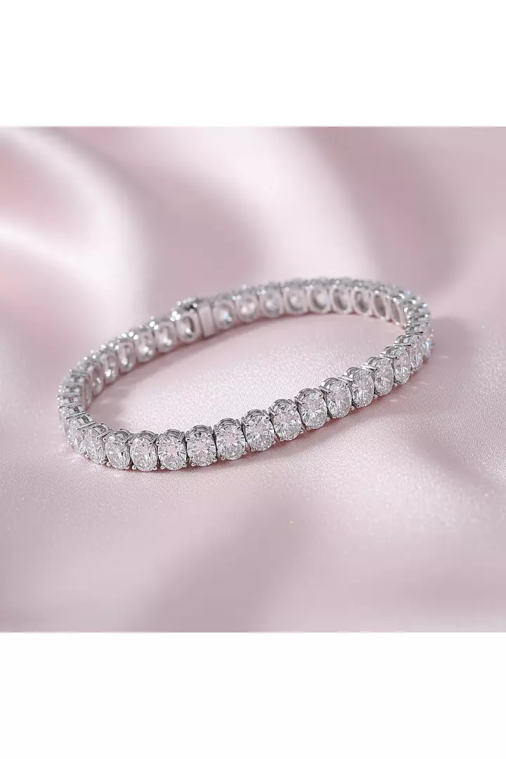 rent diamond oval bracelet