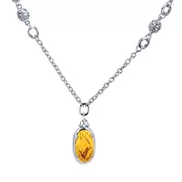 citrine and silver jewelry for rent