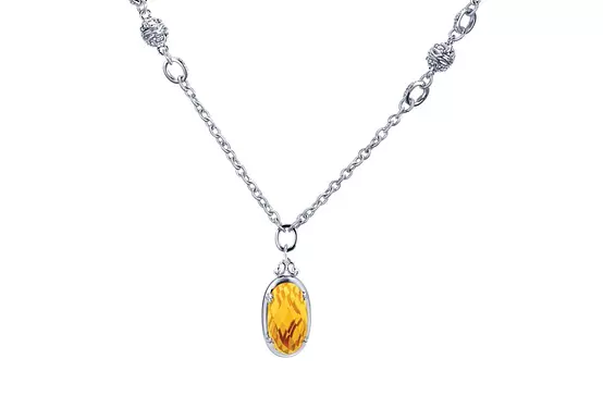 citrine and silver jewelry for rent