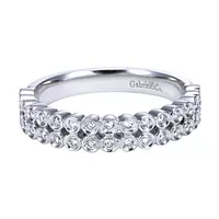 silver band with diamonds for women on rent