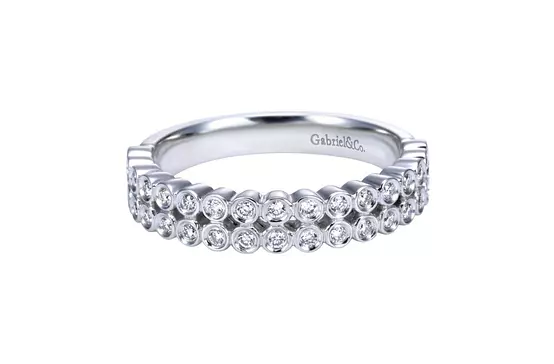 silver band with diamonds for women on rent