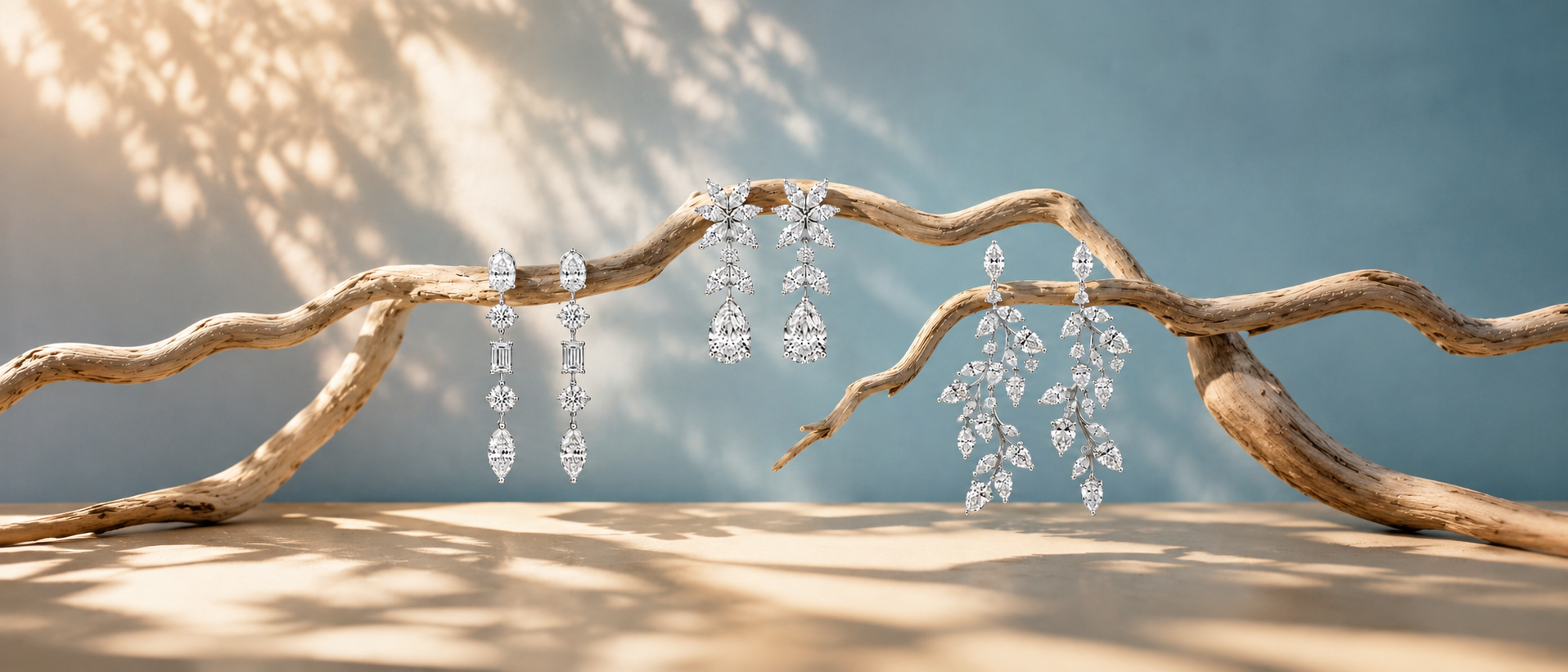 Fancy Diamond Drop Earrings