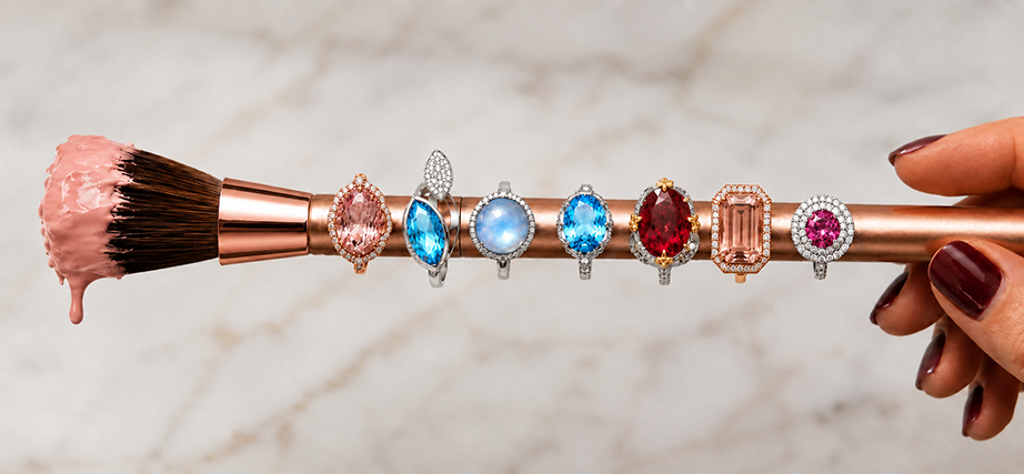 Color Cocktail Rings for Rent
