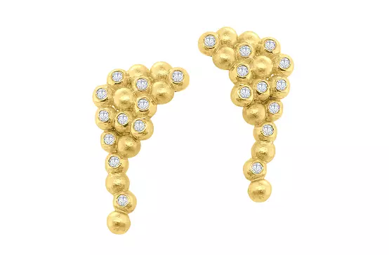 Infiniti Pave Diamond Earrings