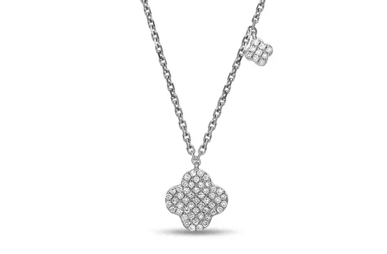 Arpel Flowers Diamond Necklace