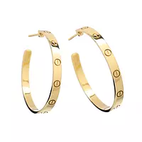 Cartier Love Hoop Earrings