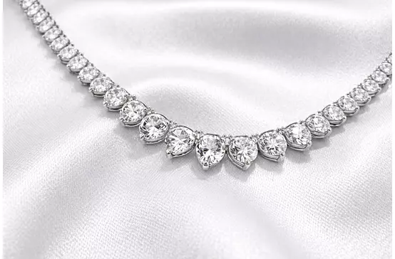 Round Eco Diamonds Eternity Ring
