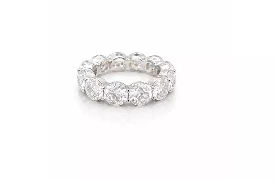 Timeless Sparkle Eco Diamonds Eternity Ring