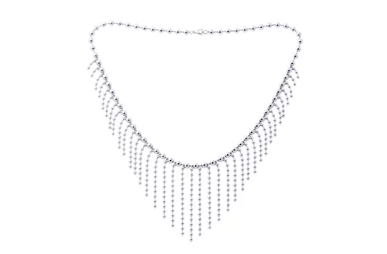 Italian Caviar Bib Necklace