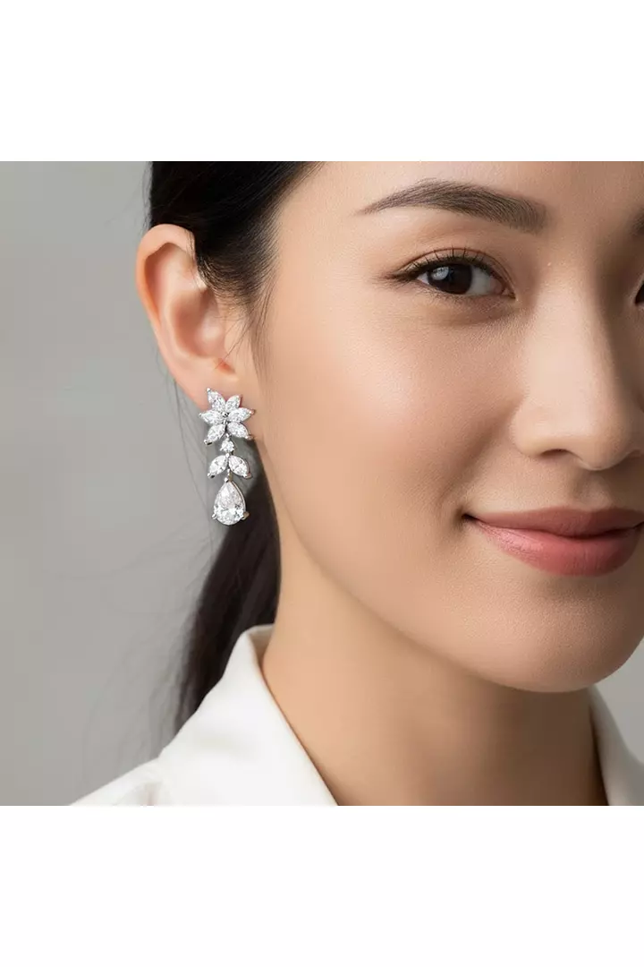 Belvedere Marquise Eco Diamond Drop Earrings