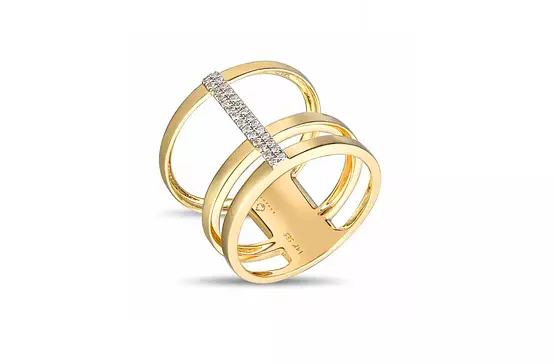 Between the Lines Diamond Ring