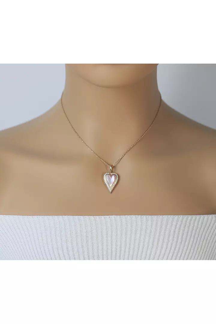 Kabana Rose Heart Pendant