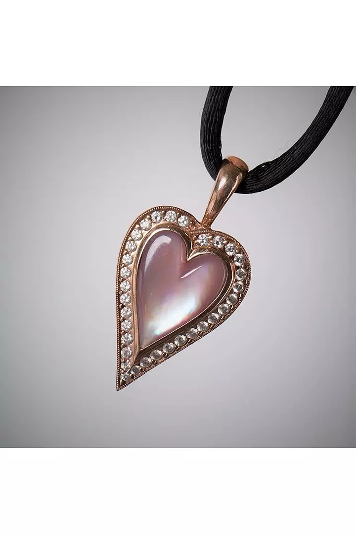 Kabana Rose Heart Pendant
