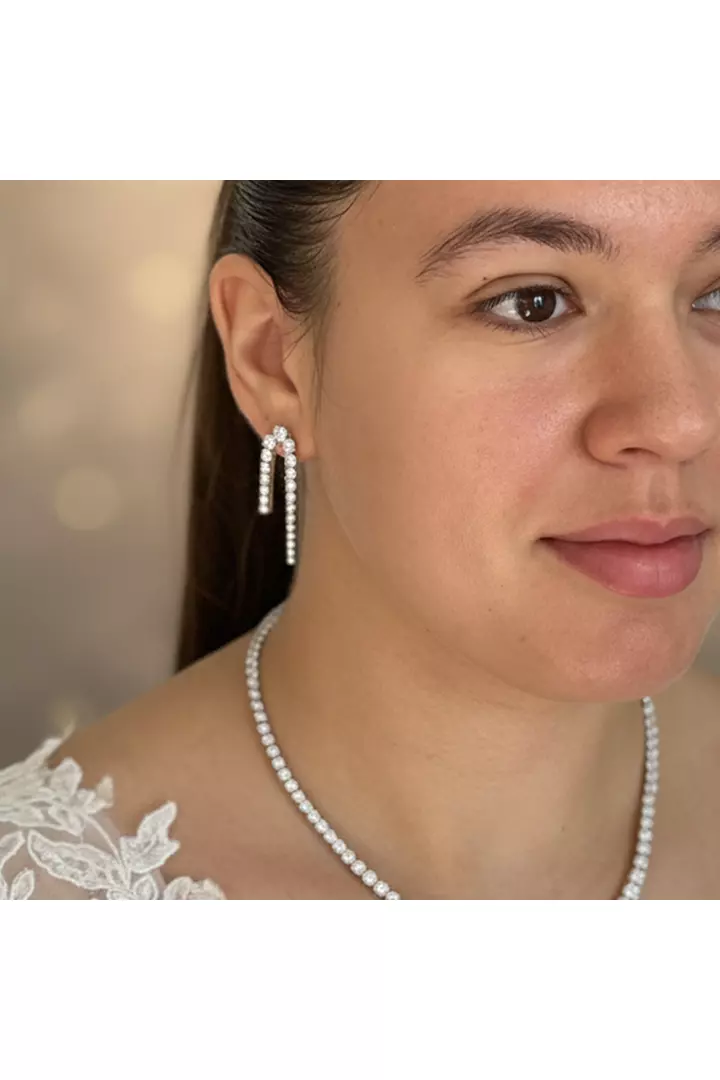 Marquess Arch Eco Diamonds Drop Earrings