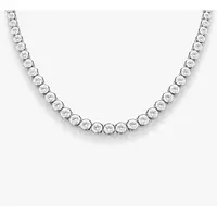 Vella Bezel Set Round Diamonds Tennis Necklace