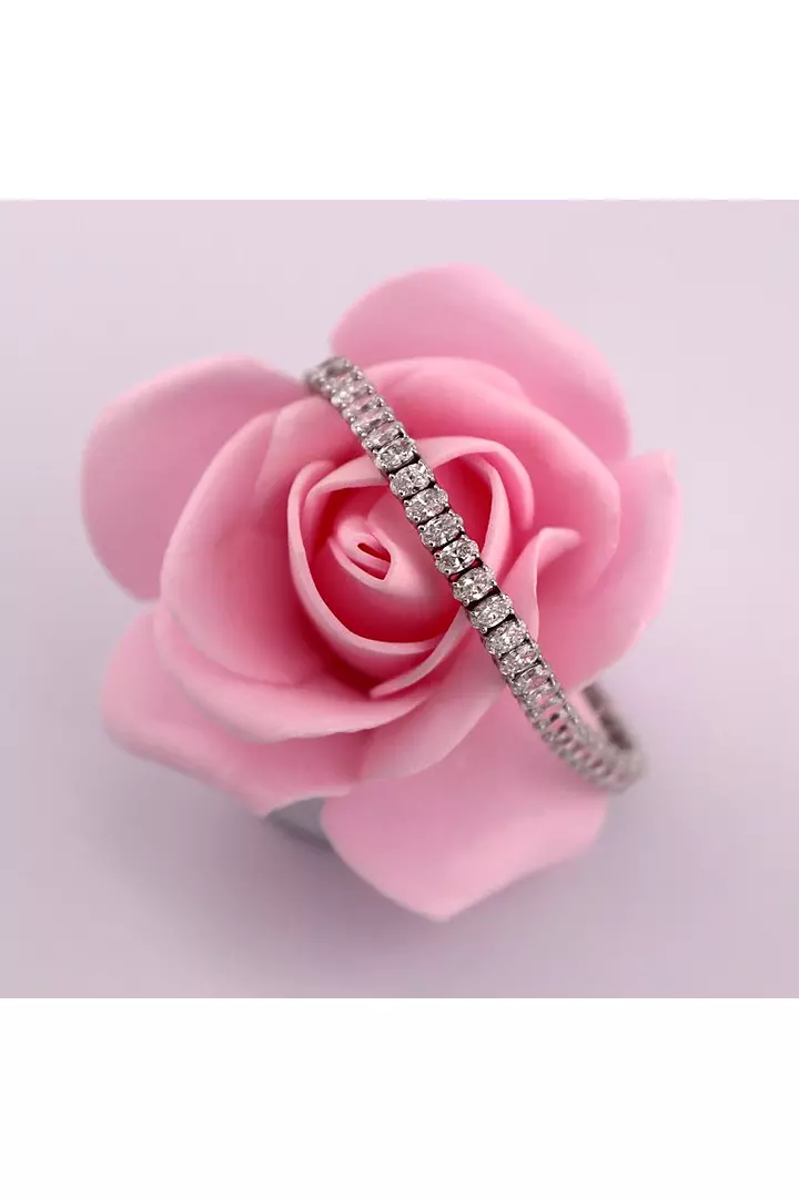 Classic Oval Eco Diamond Tennis Bracelet