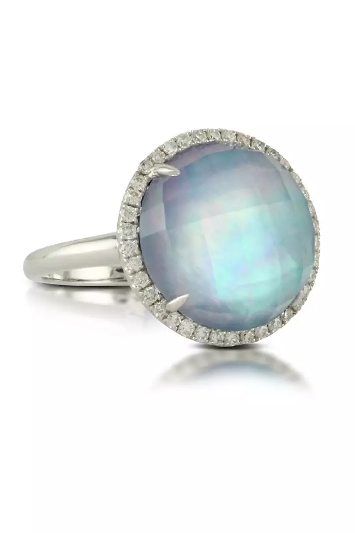 Doves Ivory Sky Diamond Cocktail Ring