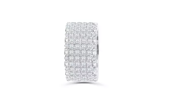 Pave Filigree Diamond Band