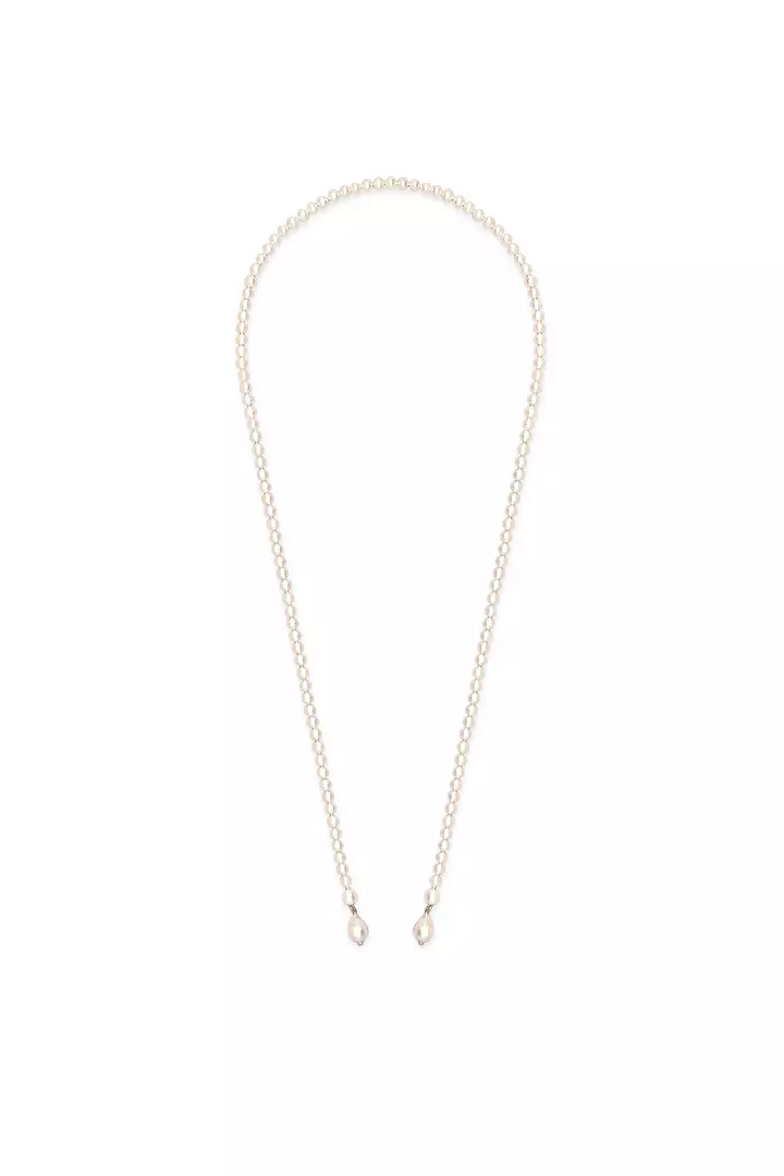 Cultured Pearl Strand Lariat Necklace