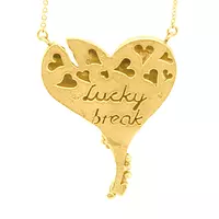Lucky Break Gold and Diamond Necklace