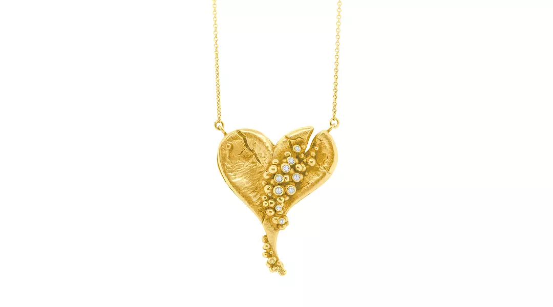 Lucky Break Gold and Diamond Necklace