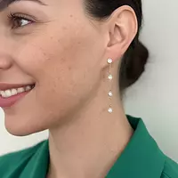 Diamond by the Yard Drop Earrings