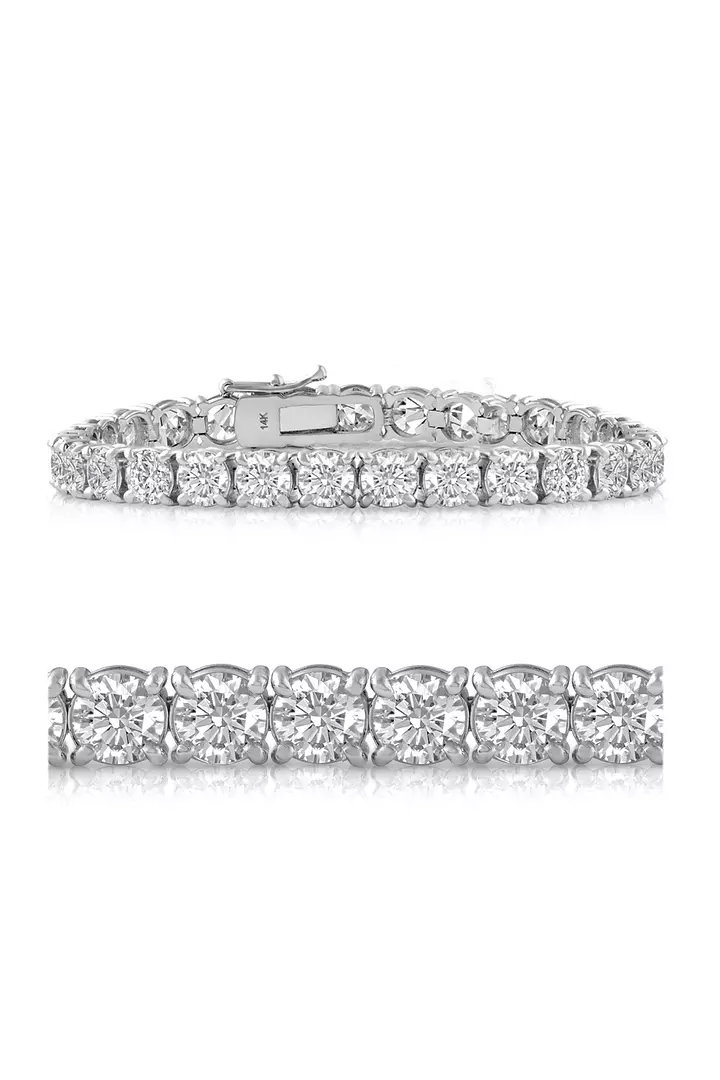 Mega Round Eco Diamonds Tennis Bracelet