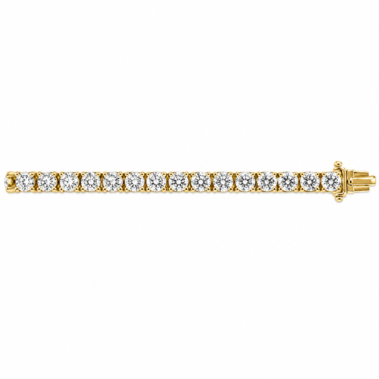 Venus Classic Eco Diamonds Tennis Bracelet Yellow Gold