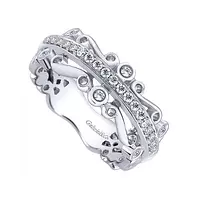 Parisian Style Diamond Band