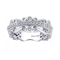 Parisian Style Diamond Band