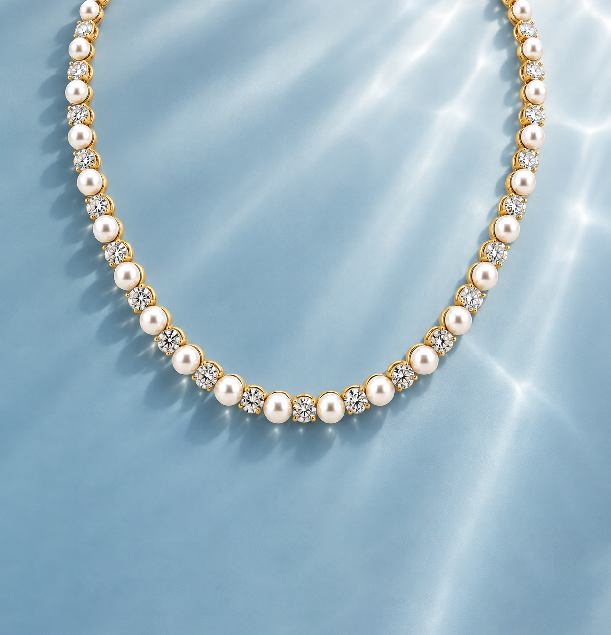 La Perla Cultured Pearls and Eco Diamonds Necklace