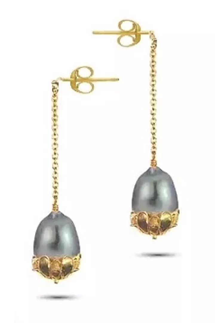 Tahitian Pearls Drop Earrings