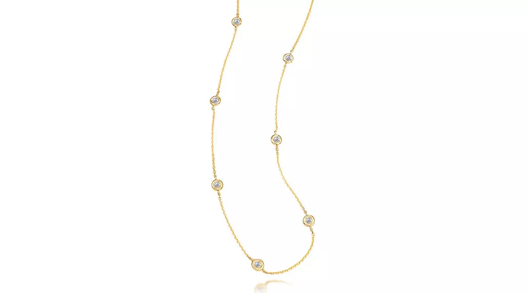 Diamonds by the Yard Station Necklace